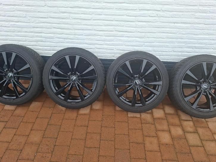 19 inch velgen zwart, Auto-onderdelen, Banden en Velgen, Velg(en), Winterbanden, 19 inch, 245 mm, Personenwagen, Gebruikt, Ophalen