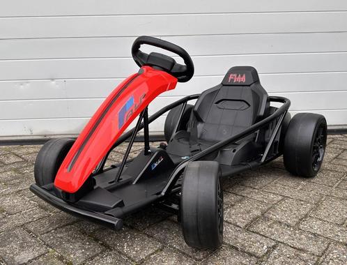 ② Drift Kart Fast track rood 24V , 2x12V9ah accu 15Km/h, 200W