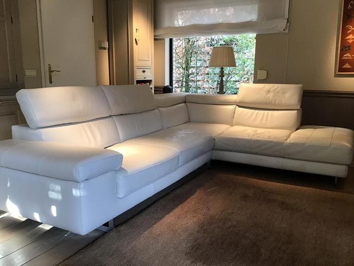 Lederen hoeksalon natuzzi editions 2012, Maison & Meubles, Canapés | Coins salons complets, Utilisé, Cuir, Enlèvement
