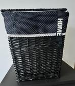 Manne en osier noire, Enlèvement, Utilisé, Osier