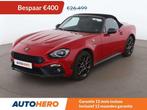 Abarth 124 Spider 1.4 Turbo (bj 2018), Auto's, Achterwielaandrijving, Gebruikt, Zwart, USB