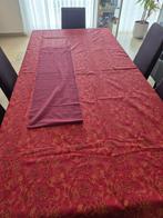 Tafel laken rood, Ophalen of Verzenden, Zo goed als nieuw, Rechthoek, Binnen