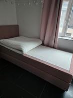 1 persoons boxspring (oud roze), Huis en Inrichting, Slaapkamer | Boxsprings, Ophalen, Zo goed als nieuw