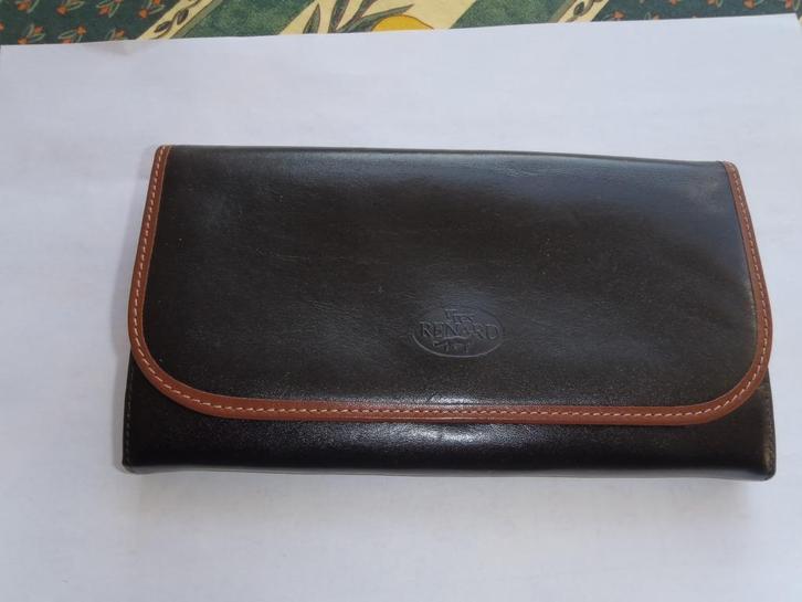 Yves Renard zwarte portemonnee, Handtassen en Accessoires, Portemonnees, Zo goed als nieuw, Zwart, Leder, Ophalen of Verzenden