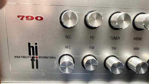 Amplificateur tuner Philips 22 RH 790 en parfait état, testé, TV, Hi-fi & Vidéo, Chaîne Hi-fi, Utilisé, Tuner ou Radio, Philips
