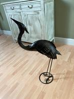 Decoratie Reiger met theelichthouder, Ophalen, Nieuw, Metaal