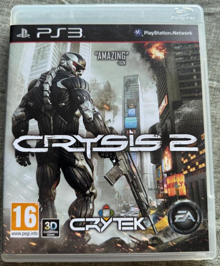 Crysis 2 [PS3], Games en Spelcomputers, Games | Sony PlayStation 3, Zo goed als nieuw, Shooter, 1 speler, Vanaf 16 jaar, Ophalen of Verzenden