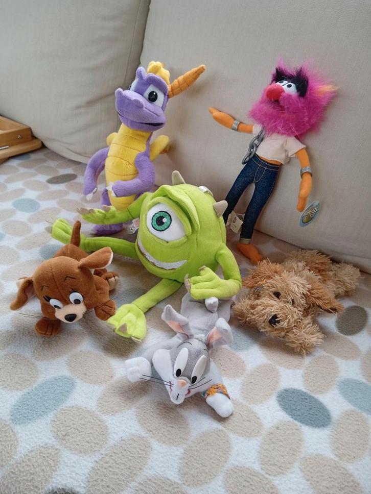 6 peluches Disney, en bon état, comme neuves, Kinderen en Baby's, Speelgoed | My Little Pony, Zo goed als nieuw, Ophalen