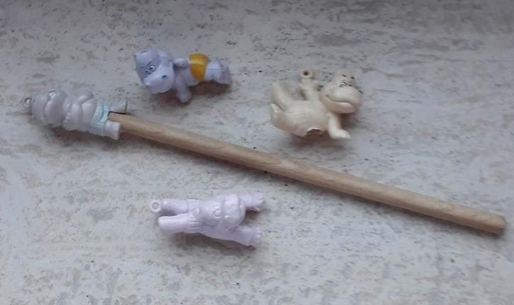 Grappige nijlpaardjes, Verzamelen, Poppetjes en Figuurtjes, Nieuw, Ophalen of Verzenden