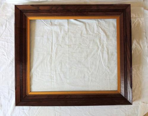 Foto- / Schilderijkader, Huis en Inrichting, Woonaccessoires | Lijsten, Gebruikt, Hout, Ophalen