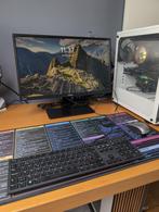 Gaming, videobewerking PC, 24inch, Windows 11, RTX3060Ti, Ophalen, Custom Gaming Pc, 32 GB, Virtual Reality