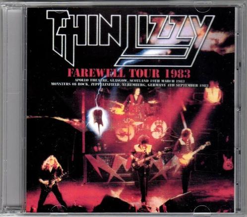 2 CD's THIN LIZZY - Farewell Tour 1983, Cd's en Dvd's, Cd's | Hardrock en Metal, Nieuw in verpakking, Verzenden