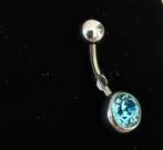 Navelpiercing, Handtassen en Accessoires, Piercings, Ophalen of Verzenden, Zo goed als nieuw, Staal, Navelpiercing