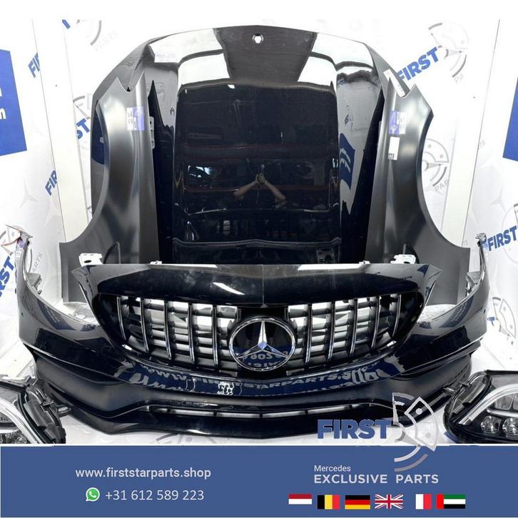 W205 COUPÉ CABRIO C63s AMG FACELIFT VOORKOP COMPLEET Mercede, Auto-onderdelen, Carrosserie, Bumper, Mercedes-Benz, Voor, Gebruikt