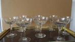 Vintage 8 kristal champagne coupes, Ophalen