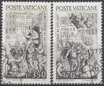 VATICAN 1977 - Apôtres du pape Grégoire XI - Yvert 634-635, Enlèvement ou Envoi, Affranchi