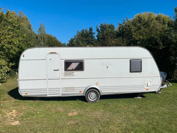 Tabbert DaVinci 485 DM 2,50m breed. BJ2003, Caravans en Kamperen, Caravans, Particulier, tot en met 6, 1250 - 1500 kg, Rondzit