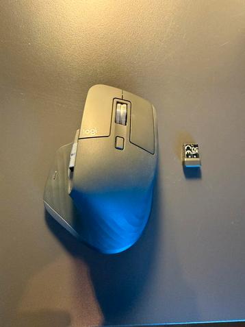Logitech MX Master 3S, Ergonomique, Souris, Comme neuf, Enlèvement