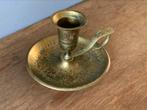 Antieke koperen kaarsenpan., Antiek en Kunst, Antiek | Brons en Koper, Ophalen of Verzenden, Koper