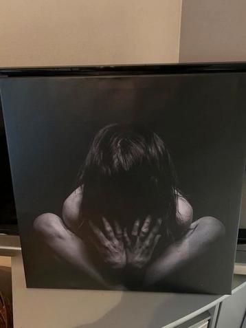 Krachtige zwart wit foto op doek beschikbaar voor biedingen