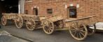 Chariot et tombereaux ancien en bois, Enlèvement ou Envoi