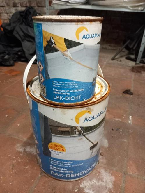 Dak renovatie en lekdichter voor platte asfalt daken, Doe-het-zelf en Bouw, Verf, Beits en Lak, Zo goed als nieuw, Ophalen