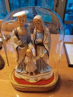 Heilige familie onder stulp 30 cm, Antiek en Kunst, Ophalen