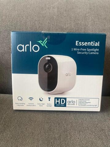 Neuve caméra de sécurité à projecteur sans fil Arlo Essentia, Enlèvement ou Envoi, Neuf, Caméra extérieure