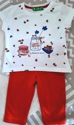 Set T-shirts en 3/4 legging,  maat 86, Chiclid, Kinderen en Baby's, Babykleding | Maat 86, Ophalen, Gebruikt, Meisje, Setje