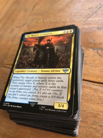 Le jeu Magic the Gathering : le Anneaux bleu et noir, Enlèvement ou Envoi, Comme neuf, Deck game, Foil
