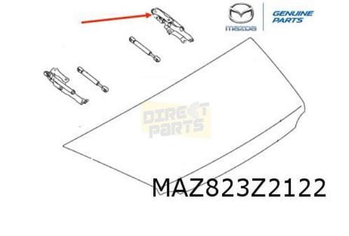 Mazda MX-5 achterklepscharnier Rechts (cabrio) (ND) (4/15-), Autos : Pièces & Accessoires, Carrosserie & Tôlerie, Haillon arrière