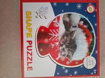 Holografische puzzel kat beschikbaar voor biedingen