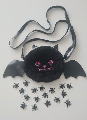 Halloween kindertasje vleermuis met spinnetjes beschikbaar voor biedingen
