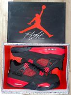 Jordan 4 Red Thunder, Kleding | Heren, Verzenden, Zwart, Zo goed als nieuw, Sneakers