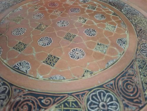 uniek vintage koperen dienblad - Chekroun Mouchy, Antiek en Kunst, Kunst | Overige Kunst, Ophalen