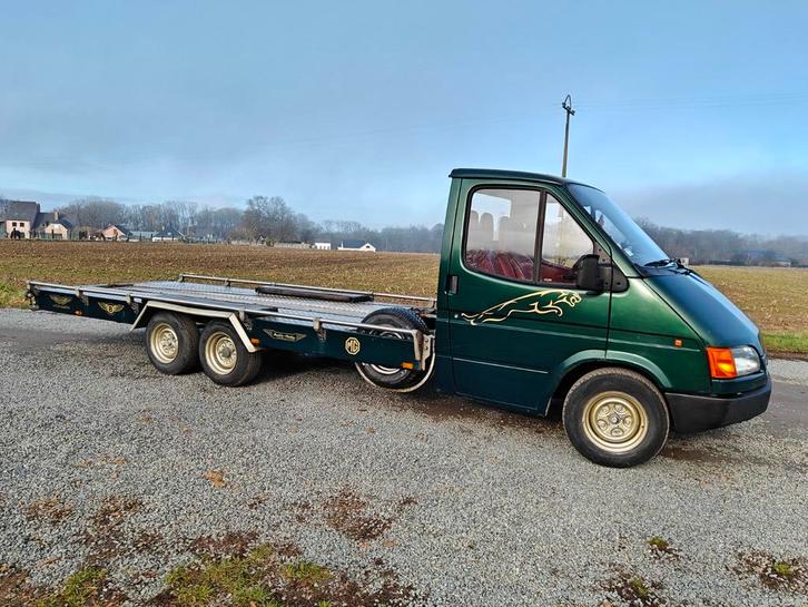 Unieke custom built depanneur oldtimer, volledig hydraulisch, Auto's, Ford, Particulier, Transit, Diesel, Rood, Ophalen