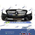 W205 FACELIFT AMG VOORBUMPER + PANAMERICANA GRIL 2019 Merced, Gebruikt, Voor, Mercedes-Benz, Ophalen of Verzenden