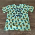 Felgele t shirt met ananassen TQF collection, Kinderen en Baby's, Kinderkleding | Maat 164, Ophalen of Verzenden, Zo goed als nieuw