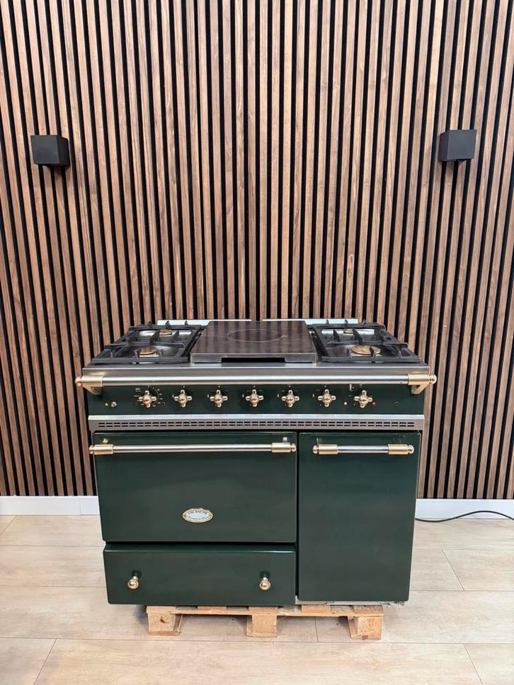 Mooie groen messng Lacanche Fornuis 100 cm (Gratis bezorgen), Elektronische apparatuur, Microgolfovens, Gebruikt, Vrijstaand, 60 cm of meer