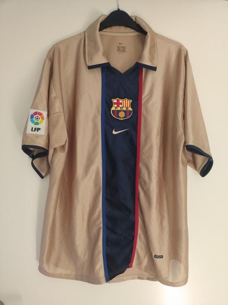 VINTAGE FC BARCELONA SHIRT (2001-2002) L, Verzamelen, Sportartikelen en Voetbal, Zo goed als nieuw, Shirt, Ophalen of Verzenden