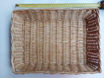 Panier rectangulaire 39x31x6 cm rangement ou panier à pains  beschikbaar voor biedingen