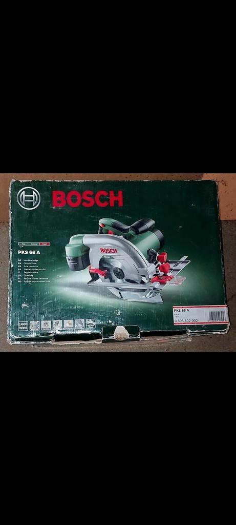 BOSCH PKS 66A, Doe-het-zelf en Bouw, Gereedschap | Zaagmachines, Nieuw, Cirkelzaag, 1200 watt of meer, 70 mm of meer, Ophalen