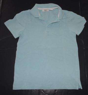 140 10 jaar polo La Redoute licht blauw korte mouw zeer goed beschikbaar voor biedingen