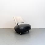 1x Leolux Pallone fauteuil zwart/wit