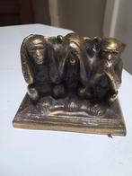 statuette trois singes, Antiquités & Art, Antiquités | Céramique & Poterie, Enlèvement ou Envoi