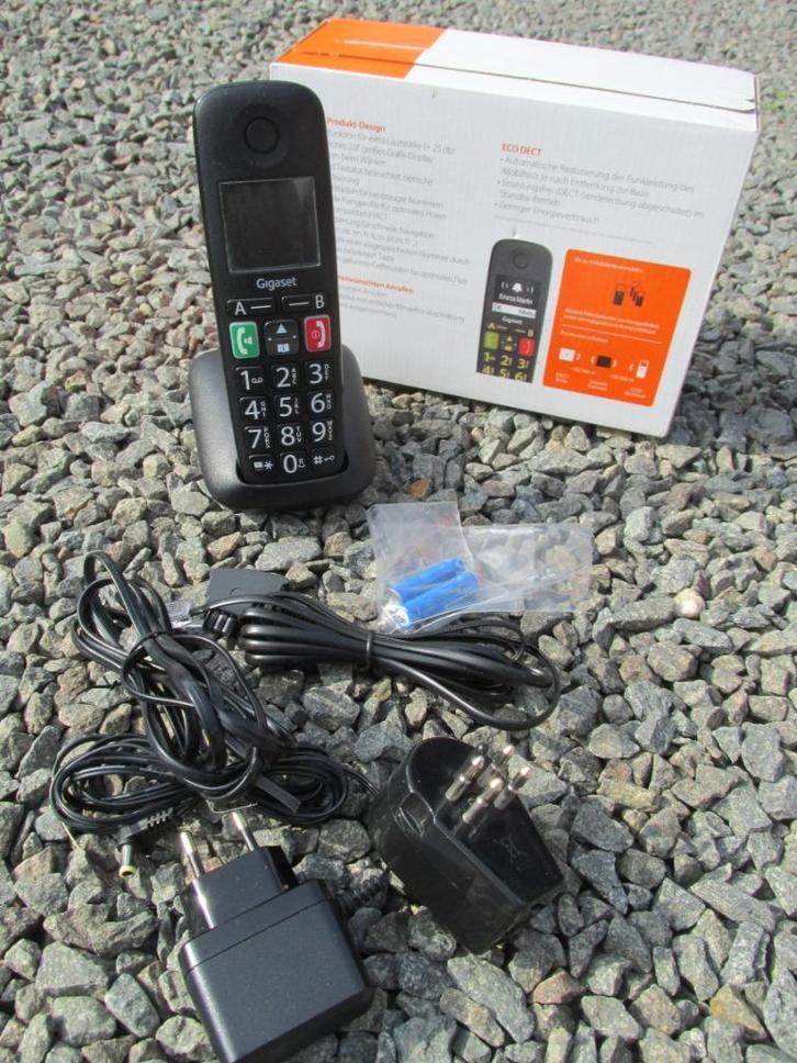 Gigaset E290 (draadloze telefoon) DECT, Telecommunicatie, Vaste telefoons | Handsets en Draadloos, Zo goed als nieuw, 1 handset