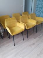 6 kuipstoelen. Kleur: warm yellow, Huis en Inrichting, Ophalen, Zo goed als nieuw