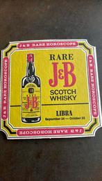 Vintage Whisky J&B Horoscope Libra onderzetters, Ophalen of Verzenden