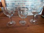 3 bierglazen : TRAPPISTEN BIER - 2 types, Ophalen of Verzenden, Zo goed als nieuw