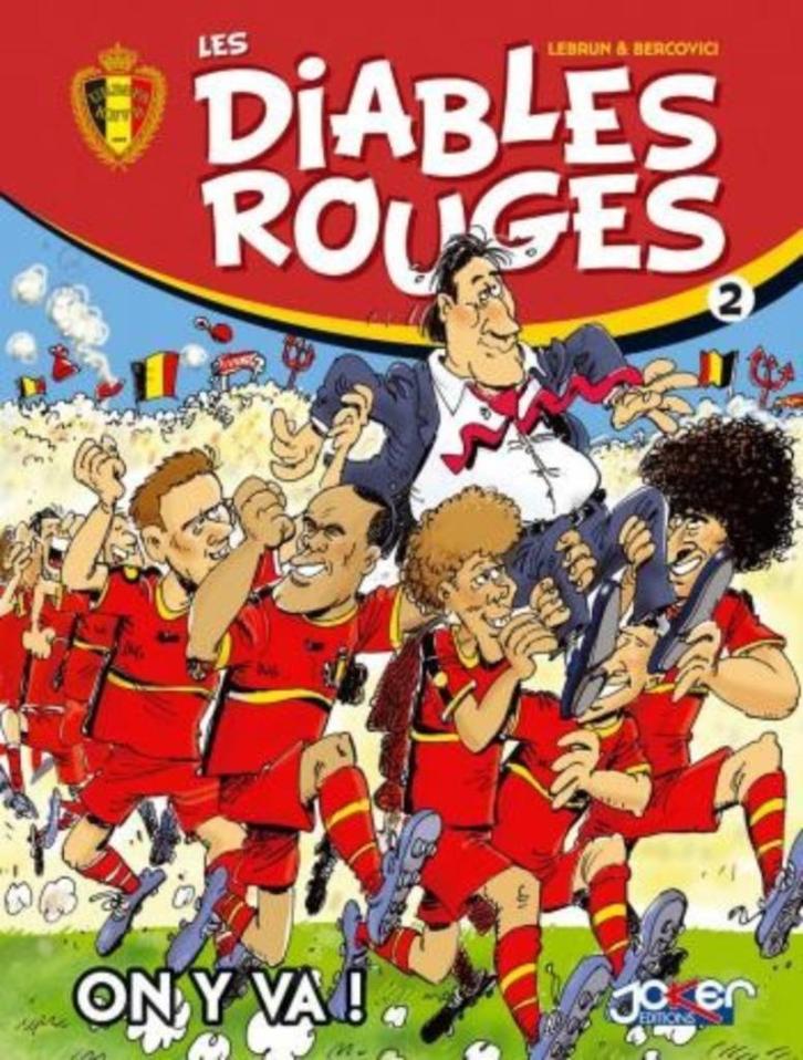 2 BD "Les diables rouges" - "Destination Brésil"et "On y va", Boeken, Stripverhalen, Zo goed als nieuw, Meerdere stripboeken, Ophalen